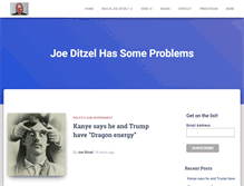 Tablet Screenshot of joeditzel.com